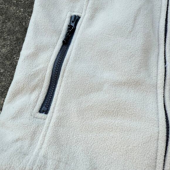 Snozu Women's XL Fleece Vest Beige Gray Full Zip Outdoor Hiking Layer - Picture 7 of 8